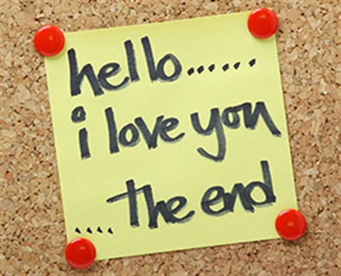 Hello... I love you... the end