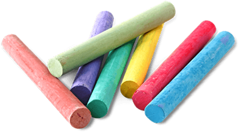 A picture of chalk.
